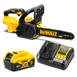 18V XR Brushless 30cm (12") 1 x 5.0Ah Chainsaw Kit DCM565P1-XE