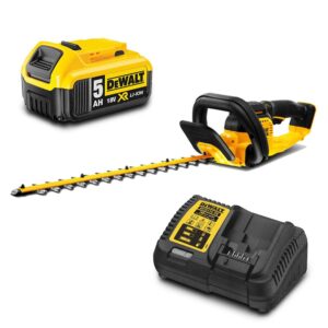 DeWalt DCMHT563P1-XE 18V 5.0Ah XR Li-ion Cordless 550mm (21-1/2") Hedge Trimmer Combo Kit